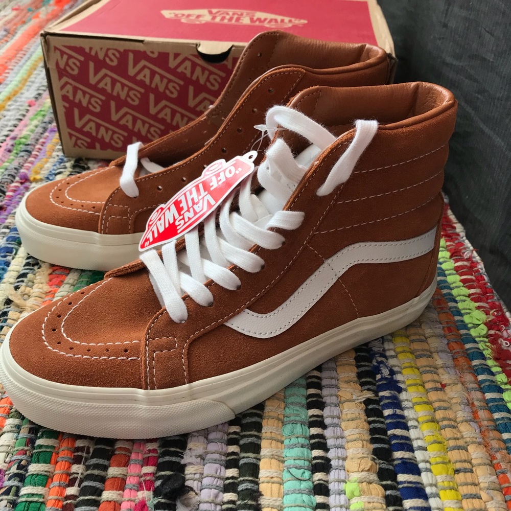 RARE Vans sk8 Hi (glazed ginger)